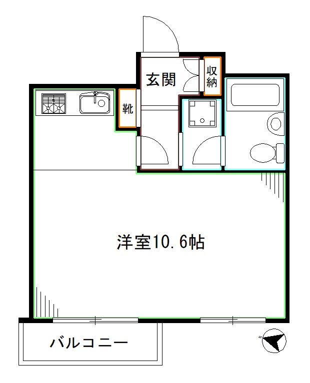 中野桃園パークハウス 間取り