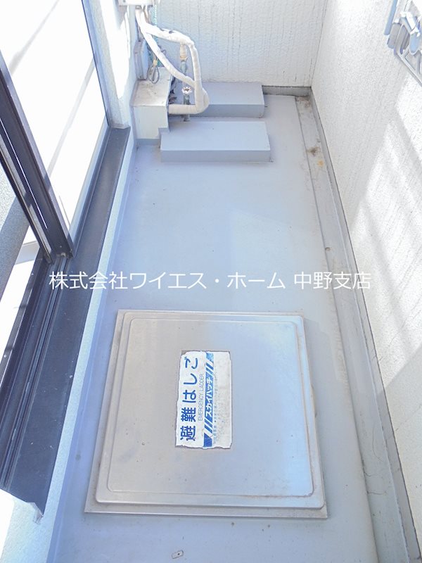 中野桃園パークハウス ベランダ