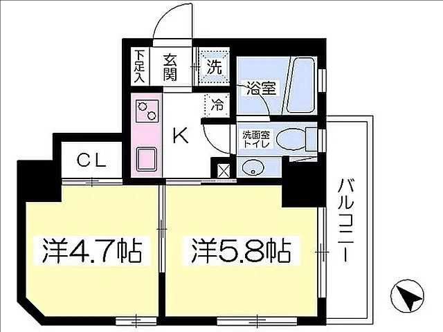 東京都杉並区上荻１丁目 間取り