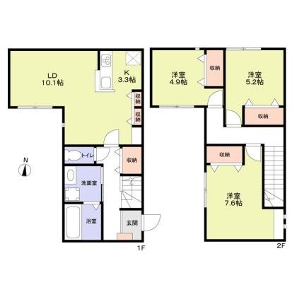 東京都国分寺市日吉町４丁目 間取り