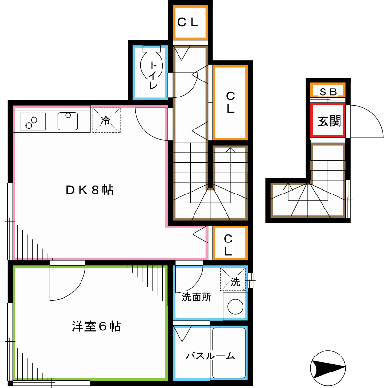 東京都中野区本町６丁目 間取り
