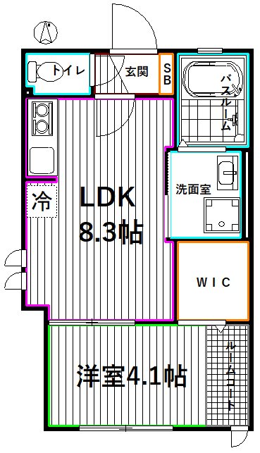 東京都中野区沼袋４丁目 間取り