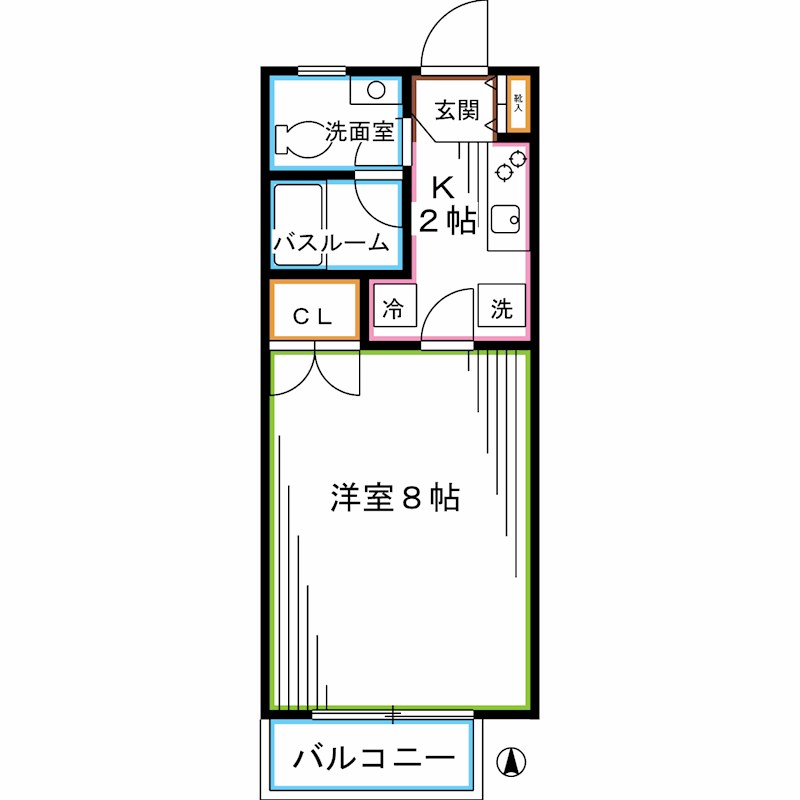 東京都杉並区高円寺南２丁目 間取り