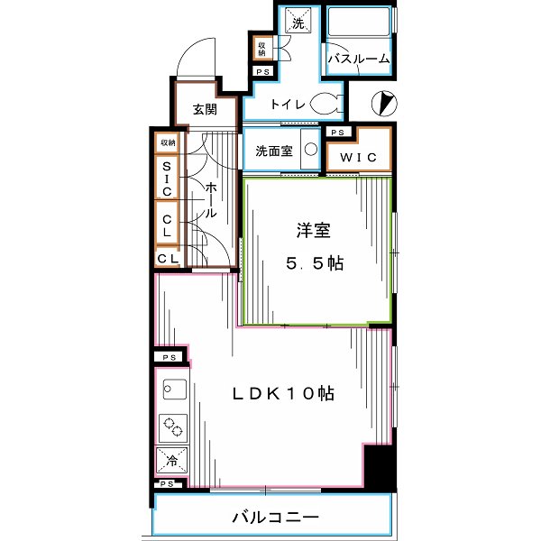 東京都中野区南台５丁目 間取り