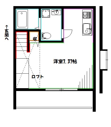 カスティーロ武蔵小金井 間取り