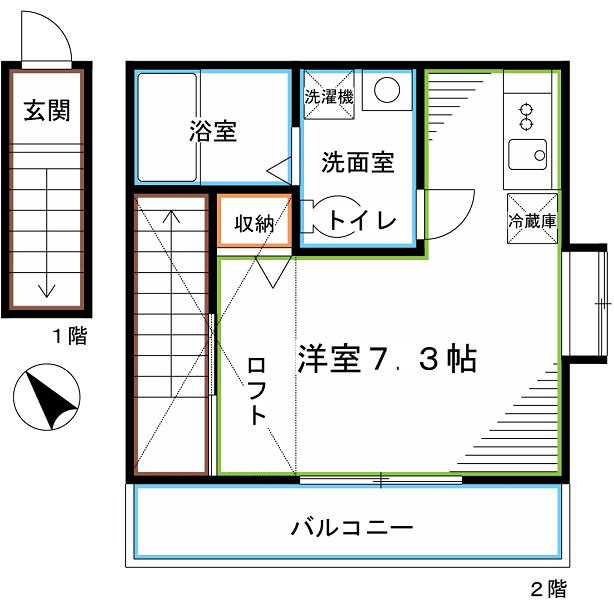 東京都小金井市前原町３丁目 間取り