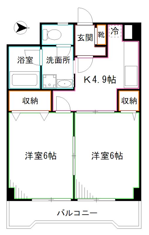 東京都中野区本町１丁目 間取り