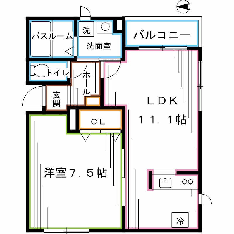東京都杉並区阿佐谷北５丁目 間取り