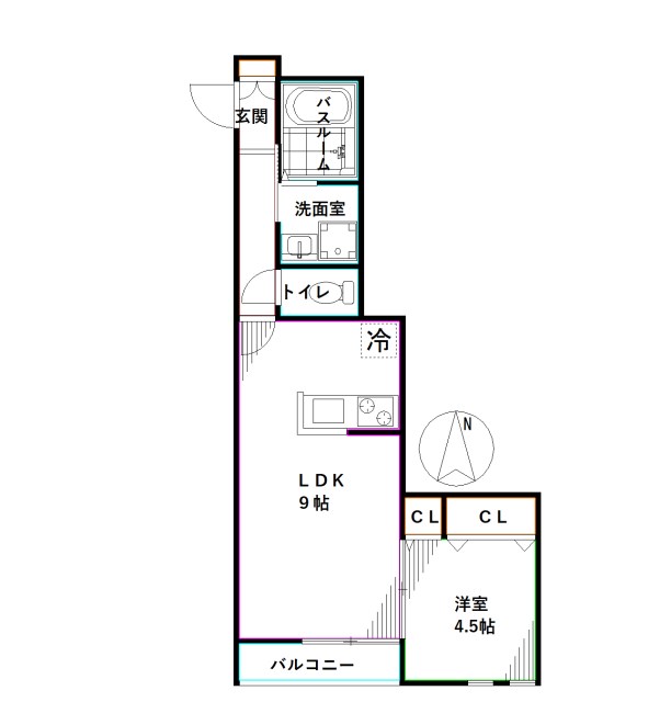 東京都杉並区高円寺南５丁目 間取り