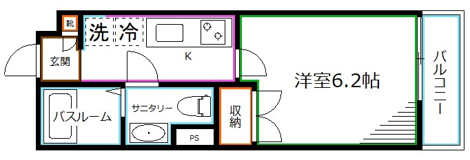 東京都杉並区阿佐谷北１丁目 間取り