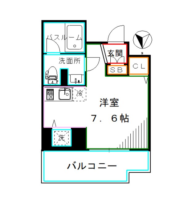 東京都新宿区北新宿１丁目 間取り