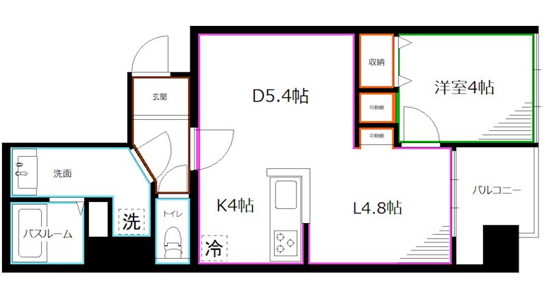 グランドメゾン阿佐ヶ谷 間取り