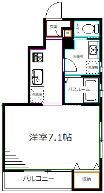 東京都杉並区阿佐谷南２丁目 間取り