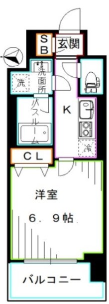 東京都中野区中野３丁目 間取り
