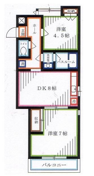 東京都杉並区梅里１丁目 間取り