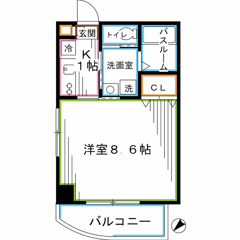東京都杉並区阿佐谷北１丁目 間取り