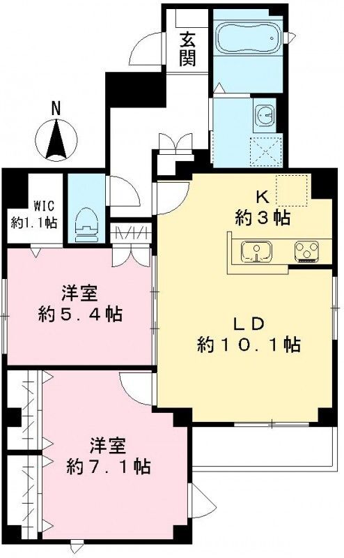 東京都杉並区阿佐谷北２丁目 間取り