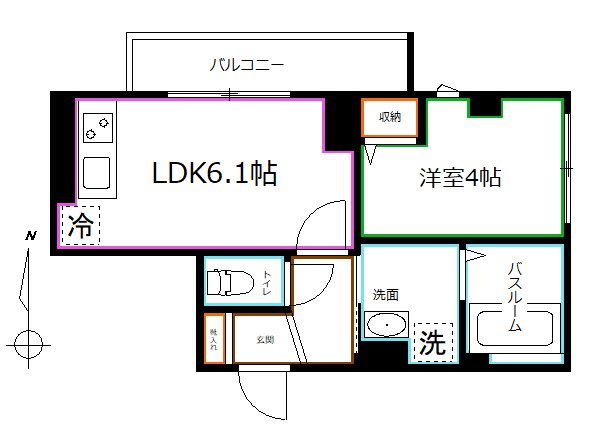 東京都杉並区阿佐谷北２丁目 間取り