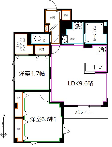 東京都杉並区阿佐谷北２丁目 間取り