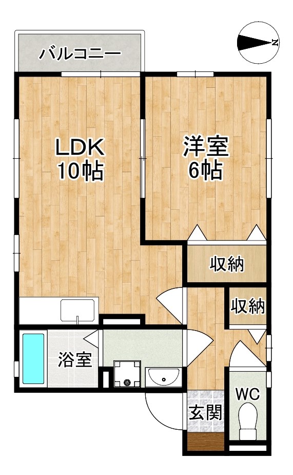 ベルパレスⅡ 間取り図