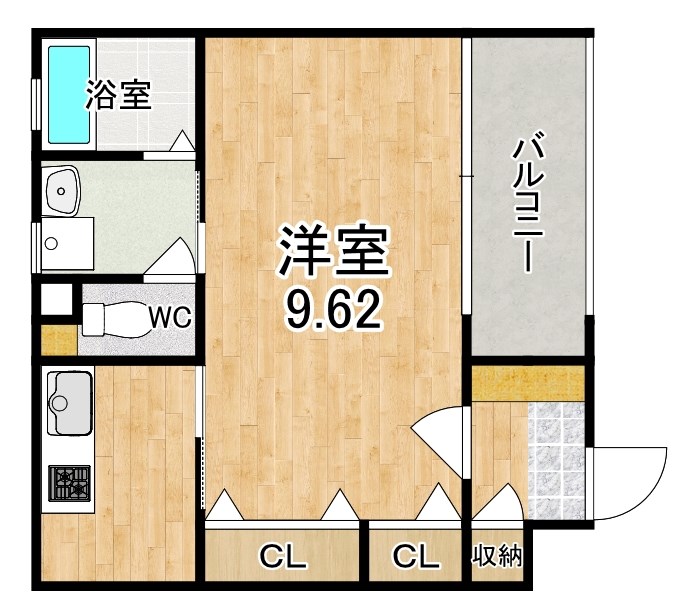 CUBE（キューブ） 間取り