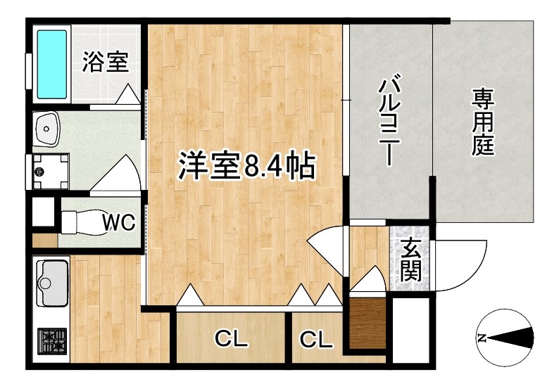 キューブ 間取り図