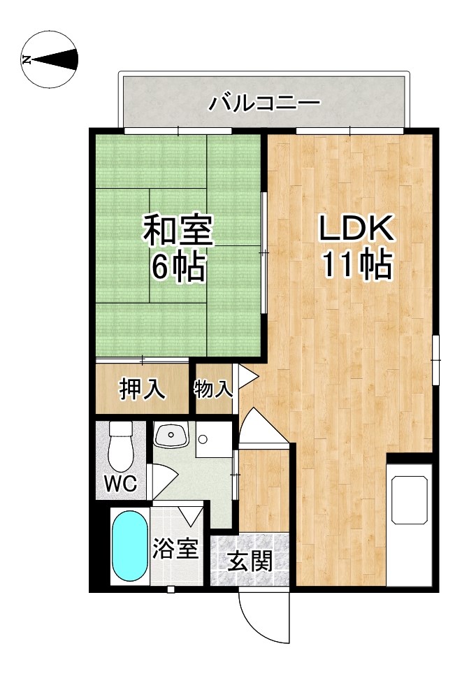 ビッグフォレスト 間取り図