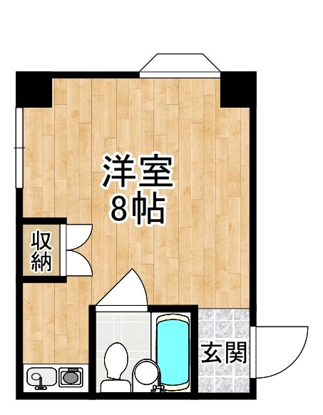 マンションアモリーノ 3-S号室 間取り