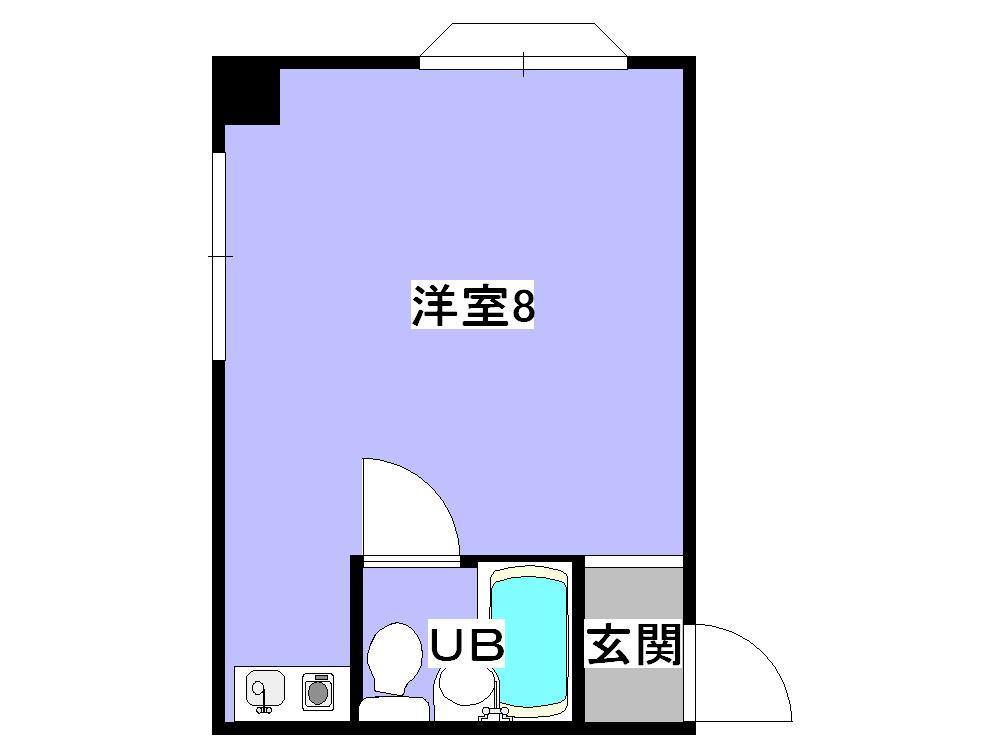 マンションアモリーノ 3-S号室 間取り
