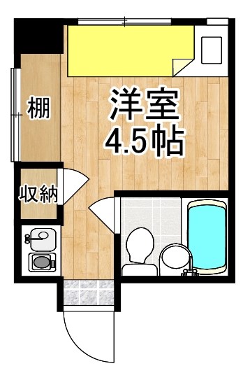 マンションアモリーノ 4-C号室 間取り