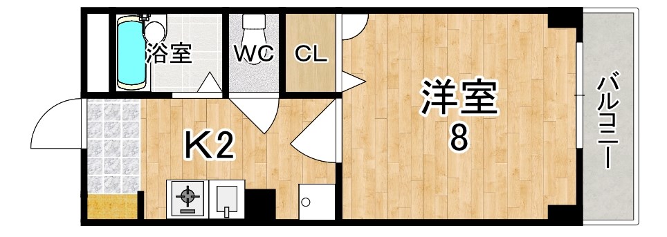南新町ビル 303号室 間取り