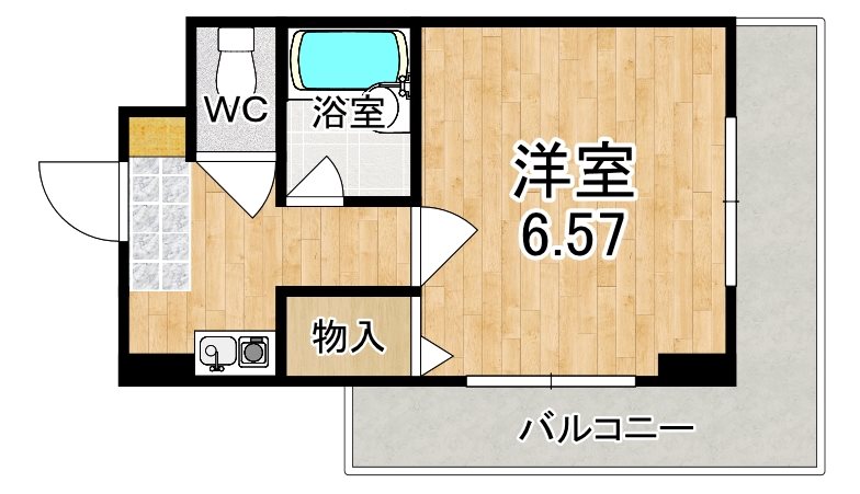 メゾンケイティーエス 505号室 間取り