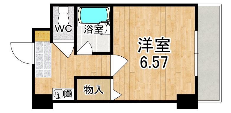 メゾンケイティーエス 302号室 間取り