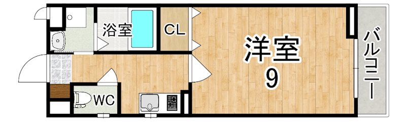 ウエストメゾンＡ 105号室 間取り
