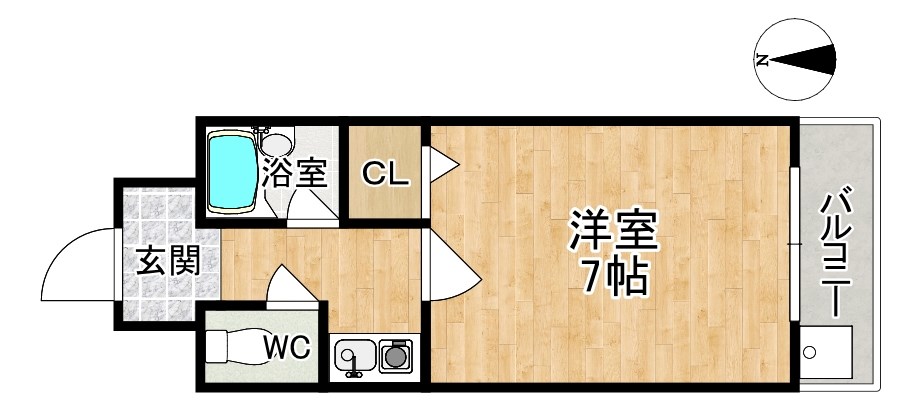 サンコート春日 間取り図