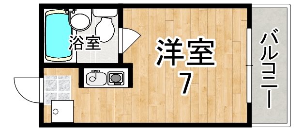 ハイツキャンパス 402号室 間取り