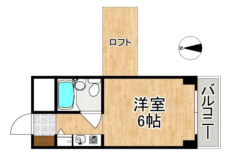 シティパレスＪＲ奈良P-8 501号室 間取り