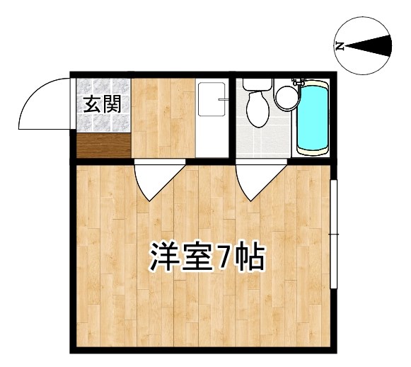 コーポ諏訪柳町 505号室 間取り