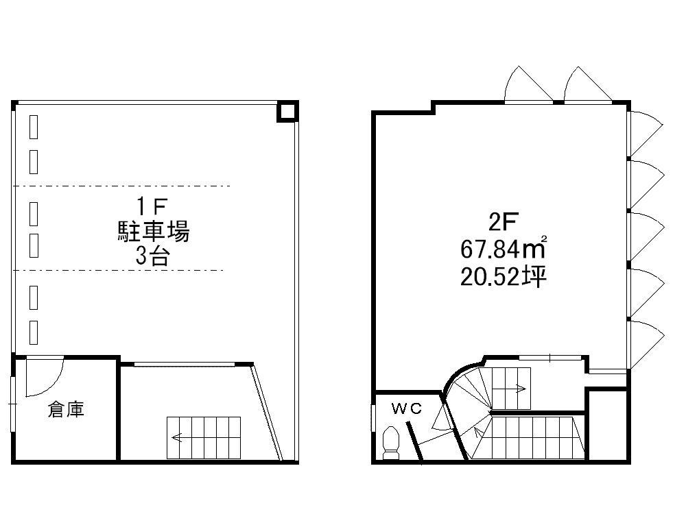 丸和今辻子町店舗 間取り図