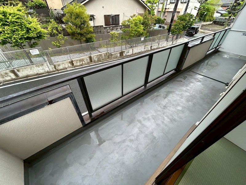 フリーデ北風呂 ベランダ