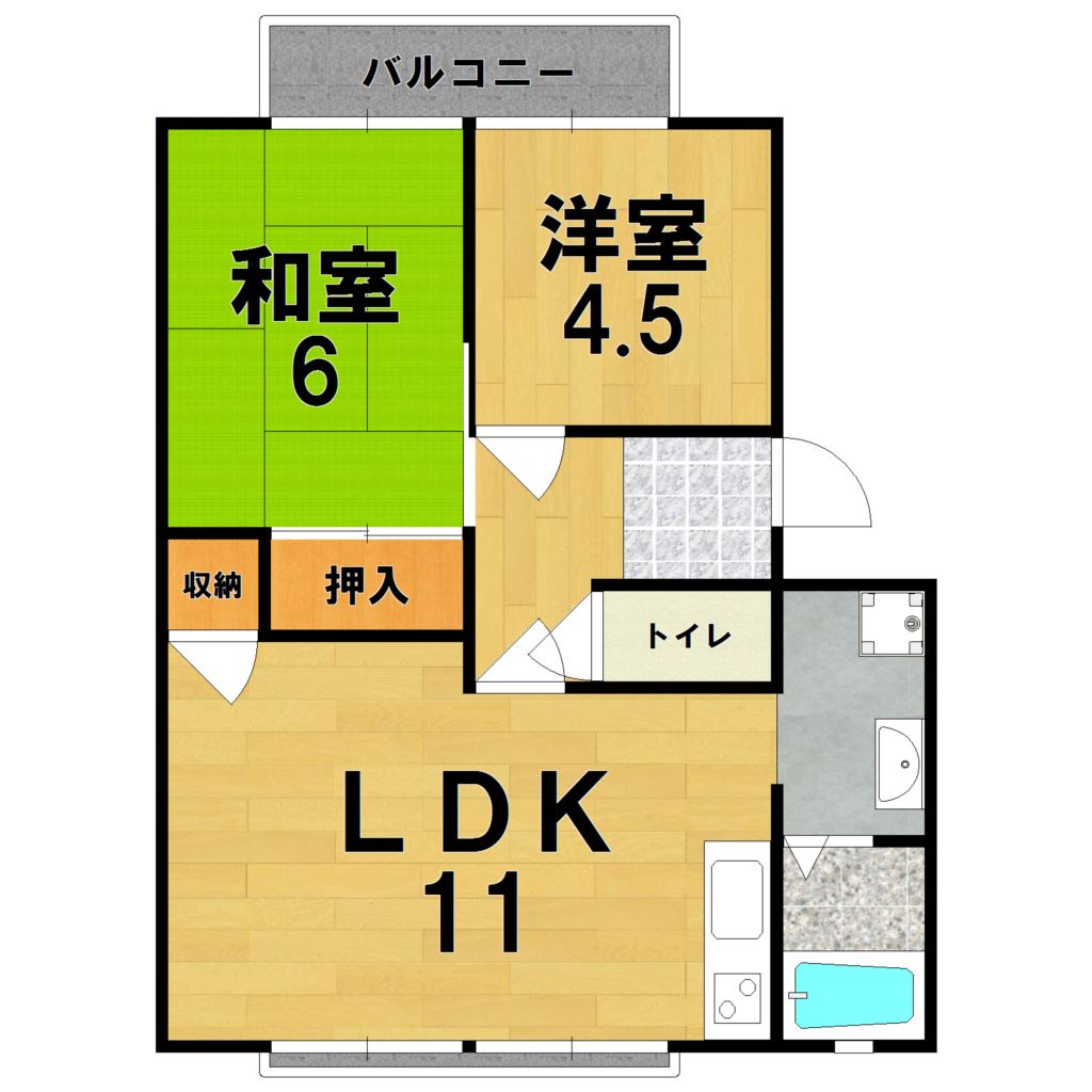 ロジュマン 202号室 間取り