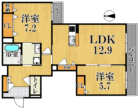 プラン　ドゥ　ボーテ 302号室 間取り