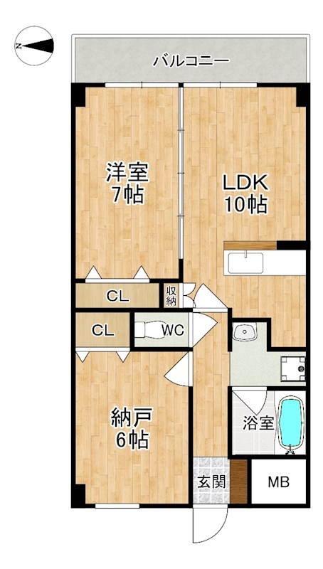 アルペンローゼ 間取り図