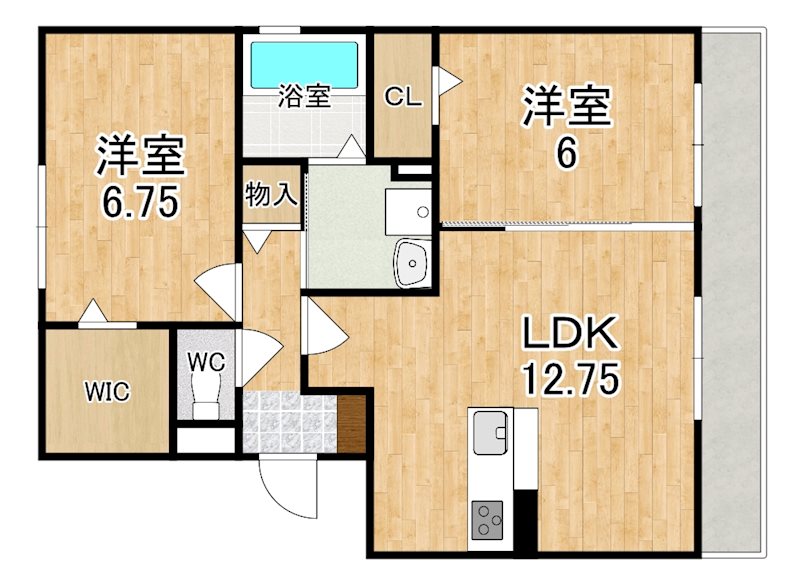 サンドリヨン 間取り図