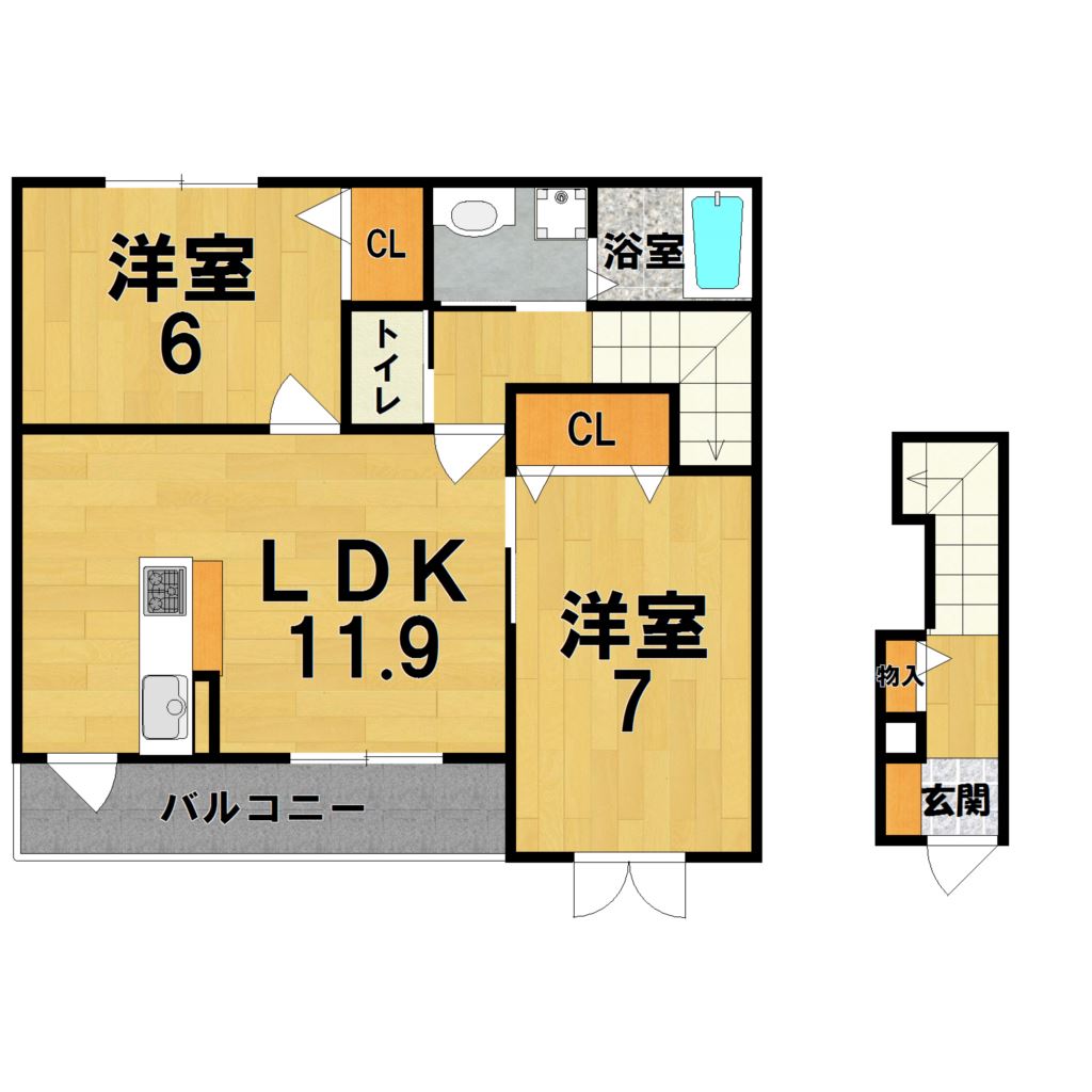 アライブＳ＆Ｎ 間取り