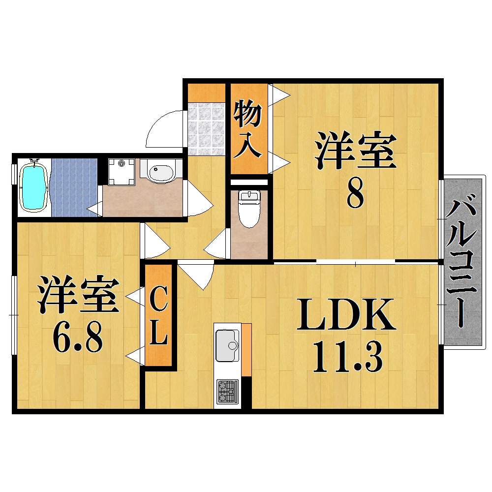 カリーノＤ棟 間取り