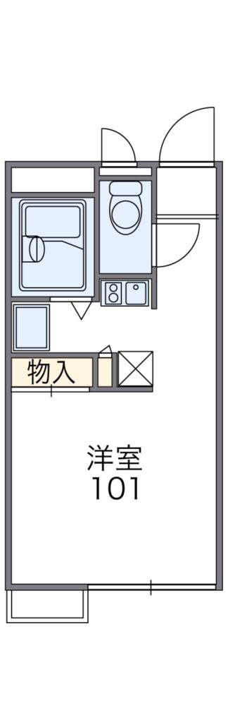 レオパレス奈良東 間取り図