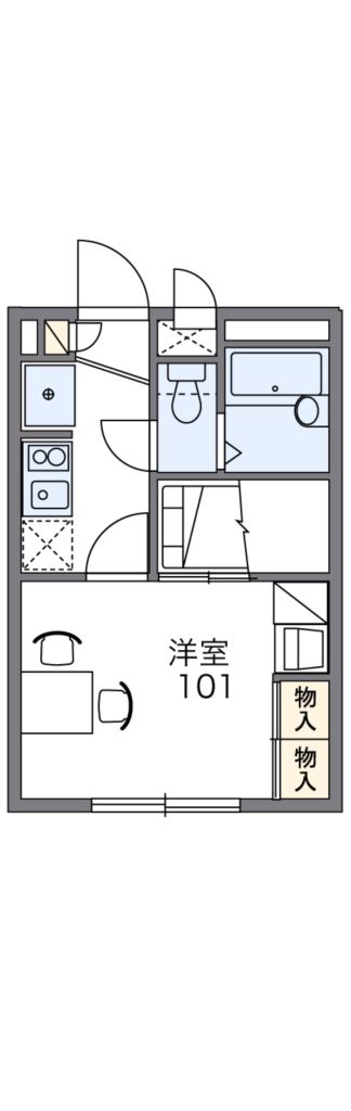 レオパレスＭＯＡ 202号室 間取り