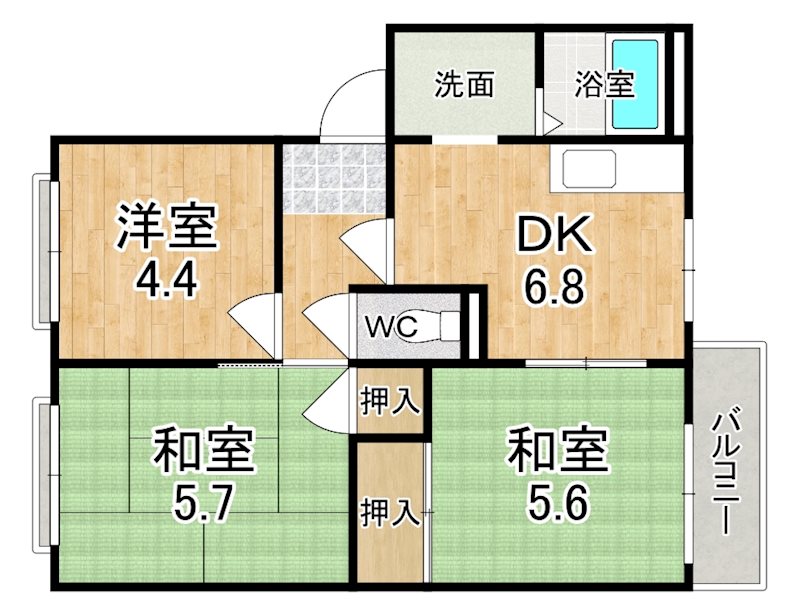 ラポールＡ 間取り図