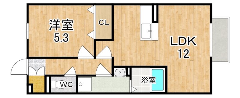 マ・メゾン榮Ⅲ 間取り図